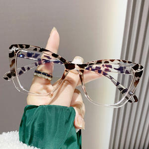 Flexible excelente comodidad único azul bloqueo Lentes de gran tamaño para mujer se puede combinar con montura de gafas ópticas para Miopía - Product Image 1