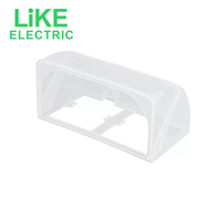 Boîte de commutation et de prise universelle étanche de type 86, panneau d'alimentation extérieur, couvercle étanche, boîte anti-éclaboussures pour salle de bain, LiKE Electric