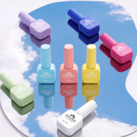Flacon en verre vide pour vernis à ongles en gel 5ml 12ml, personnalisable, avec pinceau, pour marque privée