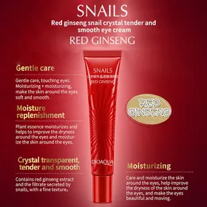 OEM BIOAQUA marque privée élimination des poches de soins de la peau crème hydratante nourrissante pour les yeux <span class=keywords><strong>anti</strong></span>-<span class=keywords><strong>rides</strong></span> au ginseng rouge <span class=keywords><strong>et</strong></span> aux escargots - Product Image 4
