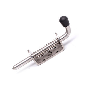 도어 노출 볼트 잠금 도난 방지 잠금 스테인레스 스틸 슬라이딩 잠금 비닐 펜싱 키 부족 열쇠가있는 자동 폐쇄 래치 - Product Image 2