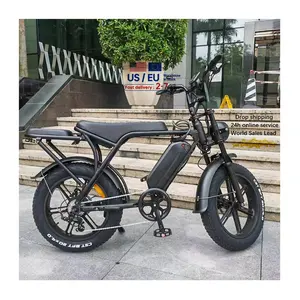 V8 e-bike Electric Mountain Bike 250W fatbike Electric Bike V8 two seats ebike 45km/h fast electric all weather mountain e bike