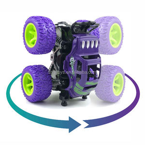 لعبة القصور الذاتي للسيارة مزدوجة الجانب لسلامة السيارة مقاومة للصدمات والسقوط مقاومة للتحطم والاحتكاك مركبة لعبة - Product Image 5