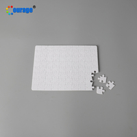 Puzzle en carton sublimable format A5 mini, 80 pièces par puzzle