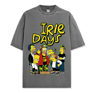 T-shirt con stampa a sublimazione personalizzata t-shirt con fumetti a fumetti oversize con produttori di abbigliamento personalizzato - Product Image 5