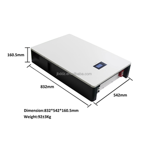 Système de stockage d'énergie solaire domestique JBD à montage mural 51,2 V 10 kWh 10,44 kWh pour les ménages, batterie au lithium 48 V 200 Ah - Product Image 2