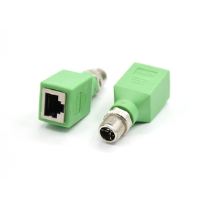 Adaptador M12 con Código X, Conector X de 8 Pines Macho a RJ45 Recto para Ethernet Fieldbus - Product Image 6