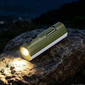 Multi-mode Rechargeable LED <b>Flashlight</b> with Side COB Work Light, Clip-on Emergency <b>Torch</b> for Camping, Hiking, Backpacking - Product Image 6