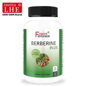 Customized Shecome Berberine <b>Herbal</b> <b>Supplement</b> Support Healthy Immune System 120 Capsules <b>Herbal</b> Berberine Capsules - Product Image 1