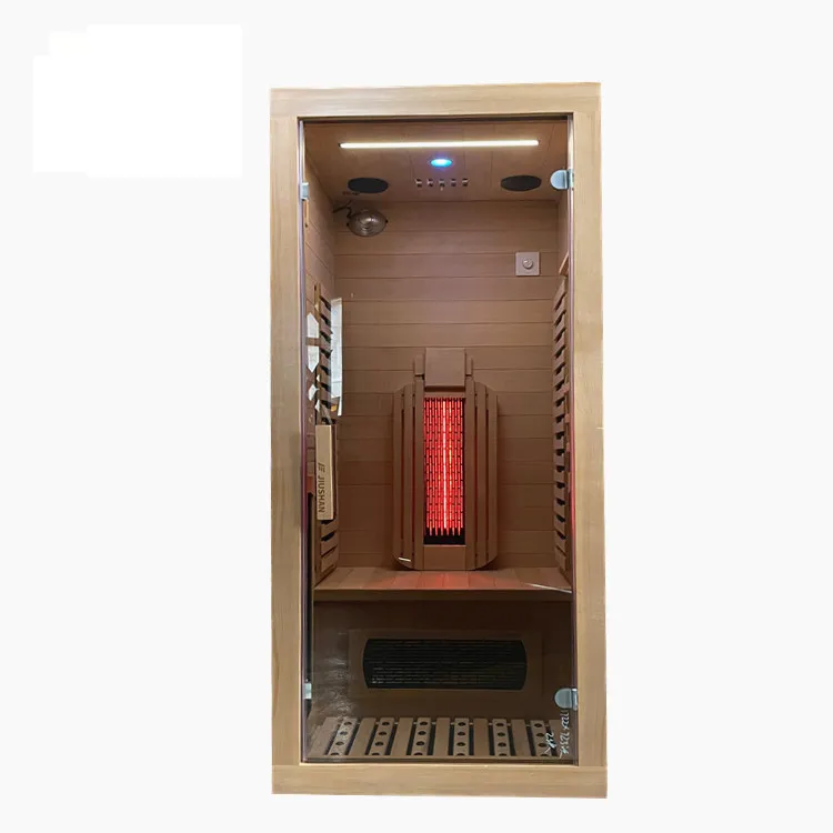 Luxus Beliebte bunte Licht Innen Fern infrarot Sauna räume 1 Person