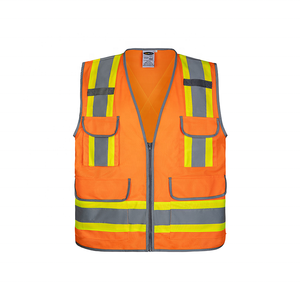 سترة أمان عاكسة عالية الوضوح من روزون بلونين من الفئة 2 مصنوعة من البوليستر المتين بتصميم <span class=keywords><strong>X</strong></span> على الظهر مع إمكانية تخصيص الشعار - Product Image 2