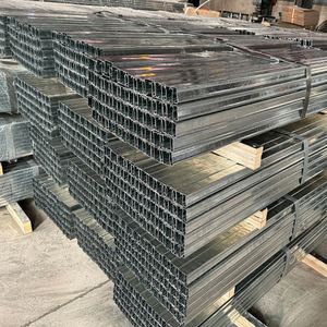 Kích thướ<span class=keywords><strong>c</strong></span> tiêu chuẩn vách thạch cao kim loại khung thép mạ kẽm Studs Runner furring sắt Omega <span class=keywords><strong>C</strong></span> kênh cho <span class=keywords><strong>c</strong></span>ấu trú<span class=keywords><strong>c</strong></span> nhà vách thạch cao Runner - Product Image 3