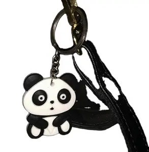 promotional gift 3d cartoon soft pvc rubber keychain wholesale Customized cute cartoon rubber PVC keyring keychain