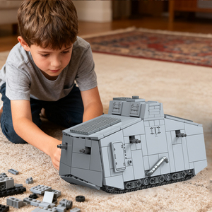 Kits de modèles en plastique 920 pièces <span class=keywords><strong>1</strong></span>/<span class=keywords><strong>35</strong></span> A7v Allemands de la Première Guerre mondiale, ensembles de blocs de construction pour adultes - Product Image 5