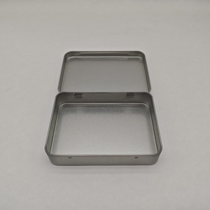 Wholesale 115X85X22mm <strong>Rectangular</strong> Food Grade Packaging <strong>Tin</strong> <strong>Box</strong> <strong>with</strong> <strong>Hinges</strong> <strong>Custom</strong> LOGO - Product Image 3