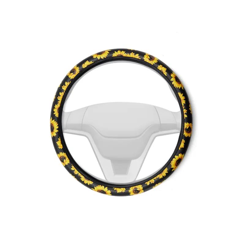 PVC Large Size Steering Wheel Cover Great Grip Anti-Slip Design