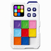 Console de jeu électronique portable Klotski : Casse-tête logique éducatif STEM pour enfants – Cadeau idéal
