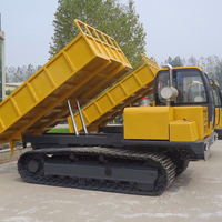 10 Tonnen Mini Spezial Crawler Dumper LXYS-10T für tropischen Dschungel Arbeits zustand Diesel Muldenkipper mit Spur