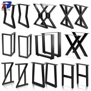 बेलिबेस्ट फर्नीचर सोफा लेग आपूर्तिकर्ता औद्योगिक कास्ट आयरन स्टील फ्रेम डेस्क ऑफिस फीट उच्च अंत फर्नीचर धातु टेबल पैर - Product Image 5