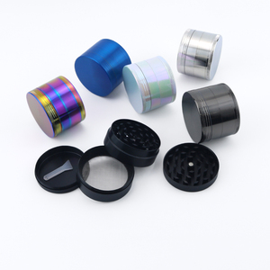 Accesorios para Fumadores, Molinillo <span class=keywords><strong>de</strong></span> Hierbas <span class=keywords><strong>de</strong></span> Aleación <span class=keywords><strong>de</strong></span> Zinc <span class=keywords><strong>de</strong></span> 4 Partes, 40mm 50mm 63mm, Triturador <span class=keywords><strong>de</strong></span> Especias Metálico, Molinillo <span class=keywords><strong>de</strong></span> Tabaco para <span class=keywords><strong>Papel</strong></span> <span class=keywords><strong>de</strong></span> <span class=keywords><strong>Liar</strong></span> - Product Image 1