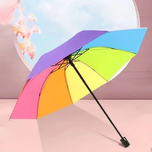 เต็นท์พับได้สามตอน Rainbow Wonder แบบพกพา โครงโลหะ ด้ามจับสั้น ดีไซน์พับเก็บได้ สำหรับใช้งานกลางแจ้ง ใช้งานง่าย ป้องกันได้อย่างมีสไตล์ - Product Image 1