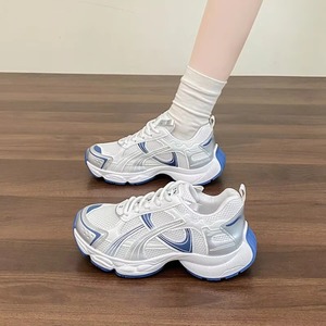 Chaussures de marche Dshsh pour tous sports - Respirantes, antidérapantes, en toile et cuir synthétique, semelle extérieure en caoutchouc, à lacets, talon bas, légères - Product Image 1