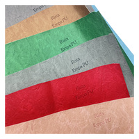 Couverture de livre en cuir synthétique thermo PU à changement de couleur Reliure de livre Tissu de cuir synthétique Portefeuille Matériel de couverture rigide pour carnet de notes Couverture de journal