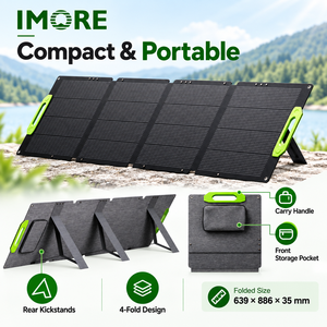 <b>Portable</b> Power Station <b>Solar</b> <b>Panel</b> 400W Foldable Monocrystalline ETFE IP67 with MC4 for Camping Travel and Outdoor Charging - Product Image 2