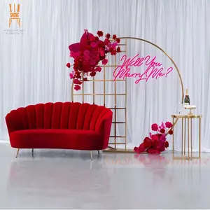 शादी फर्नीचर बिक्री के लिए नवीनतम डिजाइन डबल पक्षीय सोफे