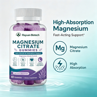 Gummies au citrate de magnésium pour le sommeil, la relaxation et la digestion, enrichies en vitamines, testées par des tiers, pour une énergie naturelle et une concentration accrue, apaisant le stress