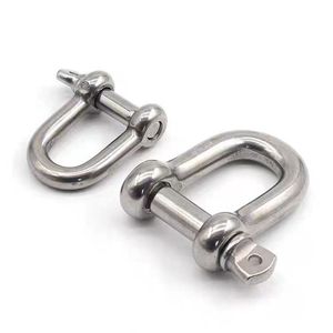 304 thép không gỉ Châu Âu loại Bow còng <span class=keywords><strong>Dee</strong></span> còng cho ngành công nghiệp nặng ứng dụng có thể tháo rời khóa - Product Image 4