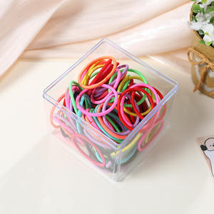 Attaches pour cheveux de bébé, petits chouchous en nylon, mignons, pour filles, haute élasticité, durables, accessoires pour cheveux non abîmant les cheveux - Product Image 4