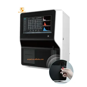 EUR PET PET mesin CBC 3-bagian Hematology Analyzer layar sentuh 21 parameter Vet Hematology Analyzer