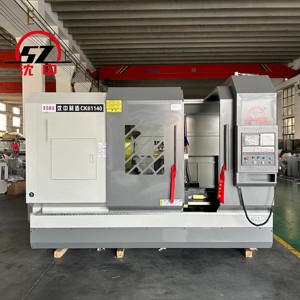 Độ chính xác cao lớn trục chính khoan ck61140 giường phẳng máy tiện CNC cak61140 CNC turing máy tiện - Product Image 2
