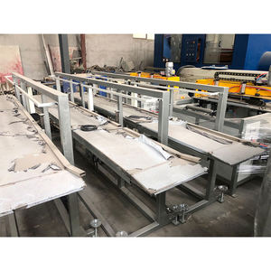 Ligne de production de panneaux de plafond en bois pvc wpc d'<span class=keywords><strong>occasion</strong></span> 400mm machine de fabrication pour produire des panneaux muraux en pvc - Product Image 5