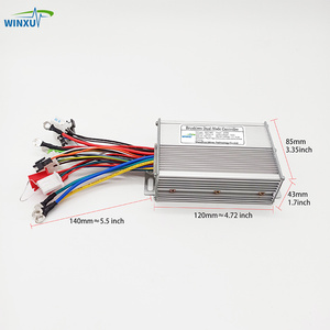 Contrôleur universel de moteur sans balais 36V 48V 60V 450W 25A avec écran LCD et <span class=keywords><strong>poignée</strong></span> <span class=keywords><strong>d</strong></span>'accélération pour trottinette et vélo électriques - Product Image 5