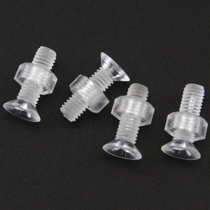 Vis et écrous en plastique transparent à tête fraisée Phillips, inserts filetés en acrylique M3-M6 - Product Image 3