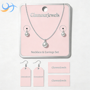 Cartoncini Espositori Personalizzati con Logo per Gioielli, Cartoncini Forati per Collane e Orecchini, Etichette e Cartoncini per Confezioni di Gioielli - Product Image 6