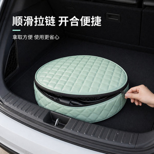 Bolsa de Almacenamiento para Pistola de Carga Bymaocar, de Cuero, Portátil, a Prueba de Polvo, con Asa, para Vehículo Eléctrico - Product Image 3