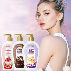 Loción corporal perfumada de helado de vainilla personalizada de fábrica OEM <span class=keywords><strong>BIOAQUA</strong></span>, <span class=keywords><strong>crema</strong></span> aromática no grasosa nutritiva para el cuidado de la piel seca - Product Image 1