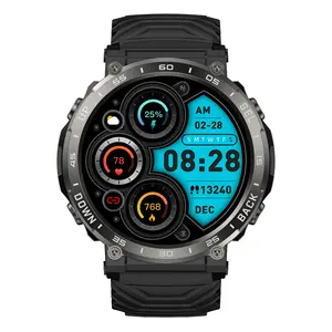 2024 Smochm S56 neue Smartphone Watch Bluetooth Anruf Outdoor wasserdicht Blut-Sauerstoff-Überwachung Herrenuhr