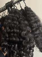 Extensions de cheveux vierges naturels vietnamiens, tissage de cheveux ondulés de haute qualité