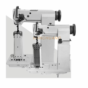 Máquina de Coser Industrial de Puntada Fija con Alimentación Automática Hanchuang HC-5TSM6, 750W, 220V, Accionamiento Directo, Cabezal Único, Doble Aguja, Tipo Post Bed - Product Image 2