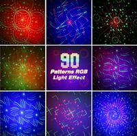 Nouveau Look Mini LED Disco DJ éclairage de scène 3 trous faisceau Laser mariage discothèque décorations télécommande lumières de Projection chaudes