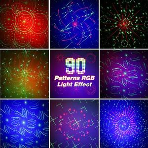 Cái nhìn mới mini LED Disco DJ ánh sáng sân khấu 3-lỗ chùm tia <span class=keywords><strong>laser</strong></span> hộp đêm đám cưới trang trí điều khiển từ xa ấm chiếu đèn - Product Image 3