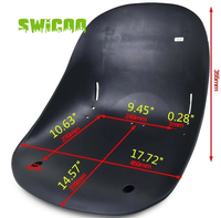 Siège de selle baquet à dossier bas de course pour Drift Trike Go Kart Cart Buggy Quad