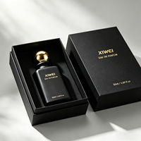 Vente en gros de flacons de parfum en verre personnalisés, 30 ml, 50 ml, 100 ml, ensemble vide rechargeable, atomiseur, bouchon à vis, impression sérigraphique