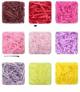 Vente directe usine – Remplissage en papier froissé coloré pour boîtes cadeaux <span class=keywords><strong>de</strong></span> mariage et <span class=keywords><strong>de</strong></span> fête, matériel d'emballage pour bonbons - Product Image 3