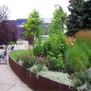 Bac de culture de légumes en acier rouille, plateforme pour le jardin, récipients de plantes - Product Image 6