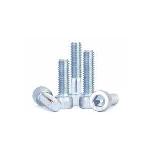 Tornillos de Cabeza Hexagonal DIN912 en Azul y Blanco Zincado, Pernos Cilíndricos con Recubrimiento de Zinc - Product Image 6